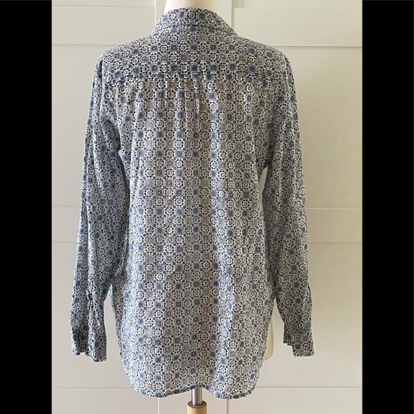 COPY - Roberta Roller Rabbit Guy button shirt bluewhite S - Picture 2 of 11